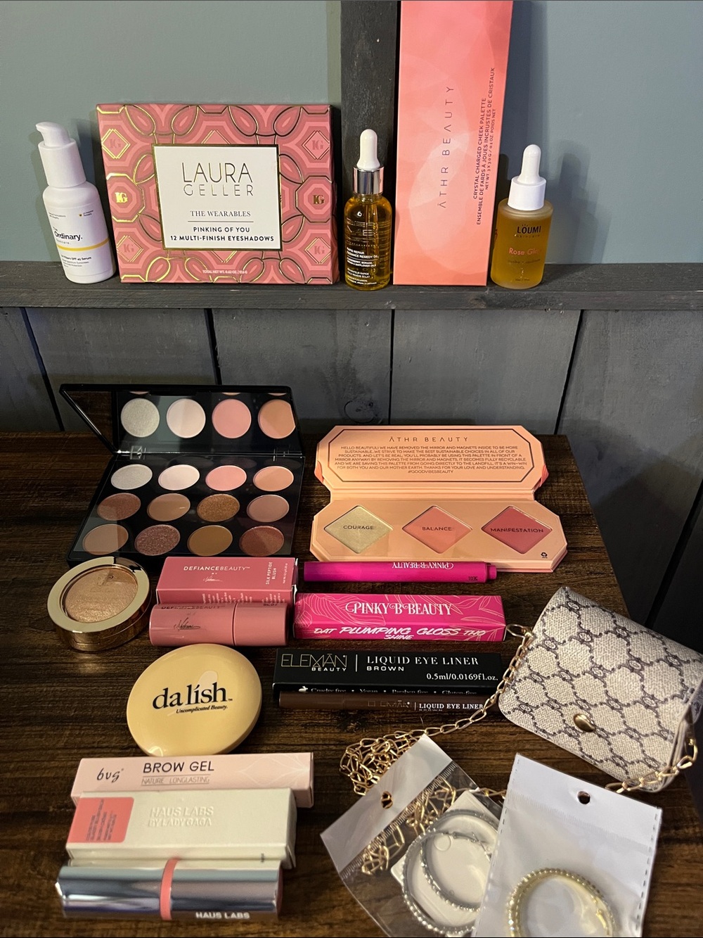 High-end beauty makeup and jewelry bundle. 15 pieces NEW